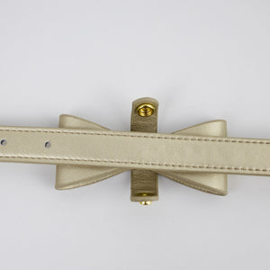 nœud clipsable colliers pour chien haut de gamme or pour noël