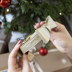 colliers pour chien haut de gamme Monaco avec nœud papillon