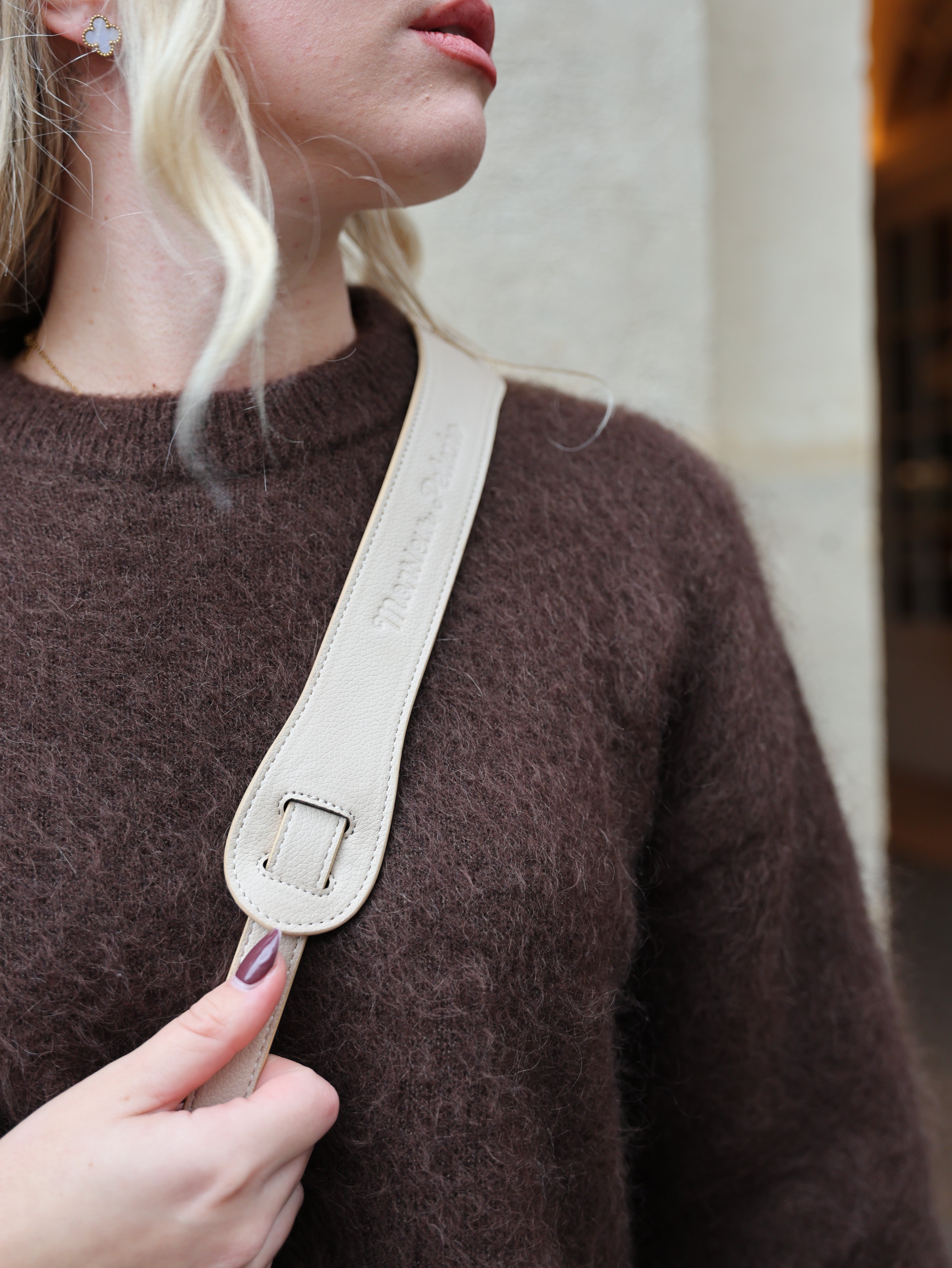 Laisse Main Libre Latte