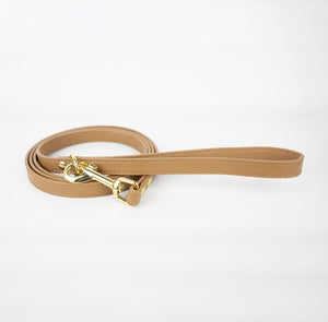 laisse en cuir pour chien de luxe marron 